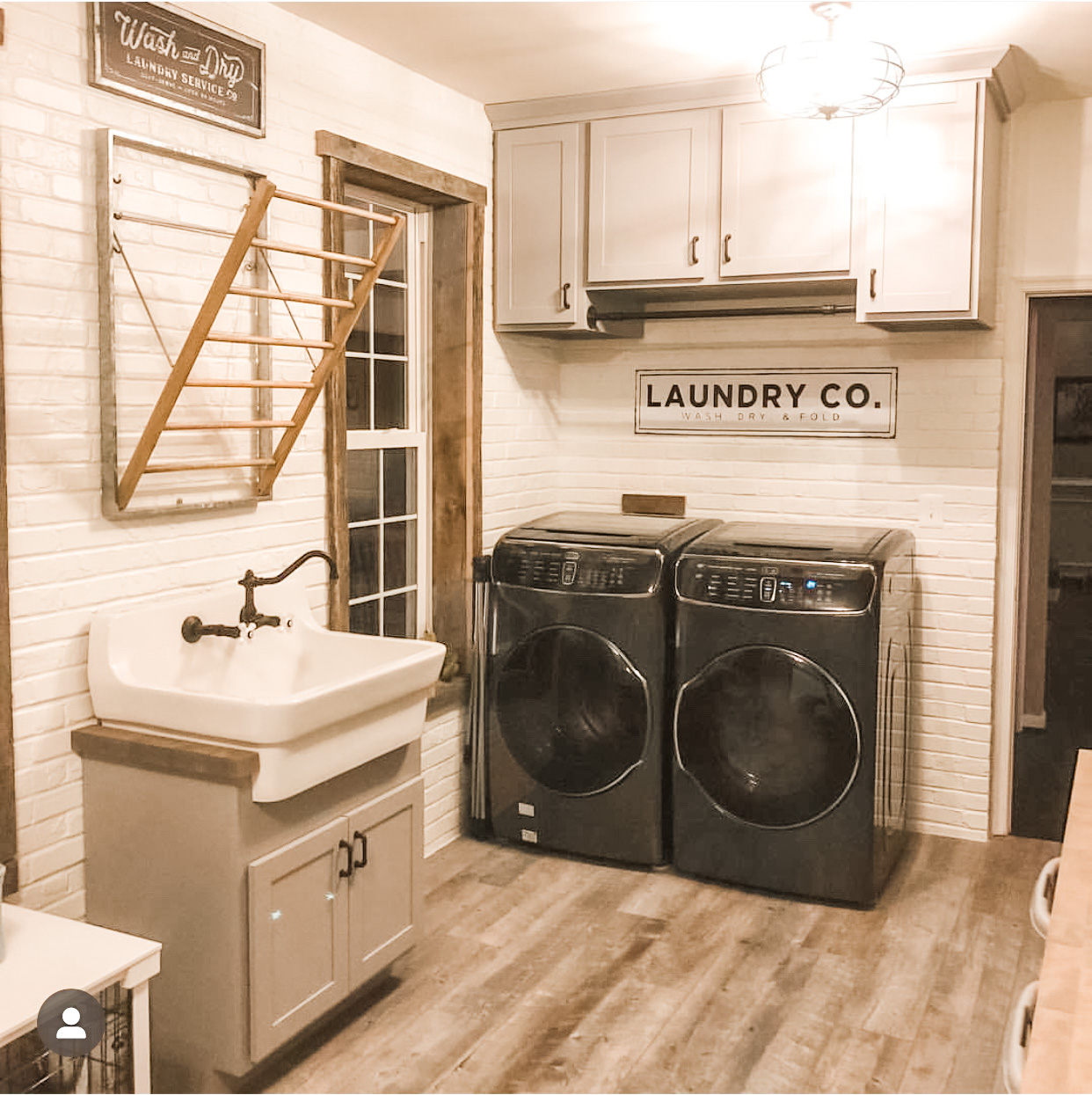 Farmhouse Laundry Room • Sugar Plum Palace